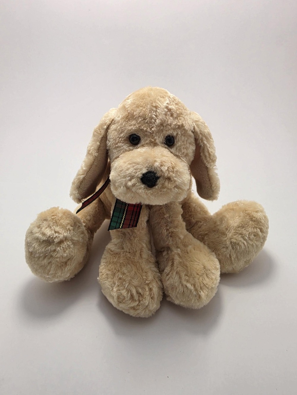 GUND "Puppy Jangles" Plush Tan Dog Stuffed Animal RETIRED Jingles! Rare! (8 inch